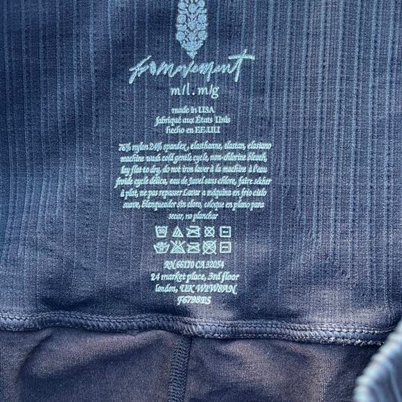 Free People FP Movement Seamless Good Karma Bike Shorts Black M/L $48 - Picture 8 of 13